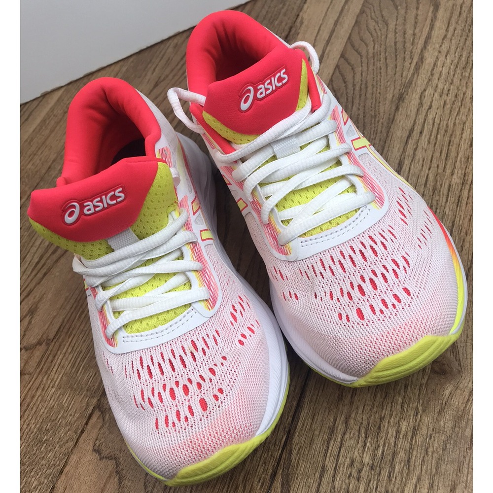 Asics Women's Gel-Excite 6 White Orange 1012A150 Running Shoes Size 6 EUC Mint - Picture 8 of 9